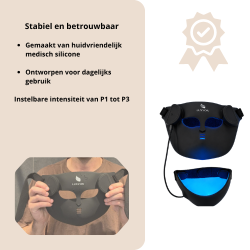 Luxyor RedLight Masker met controller voor lichtprogramma en intensiteit