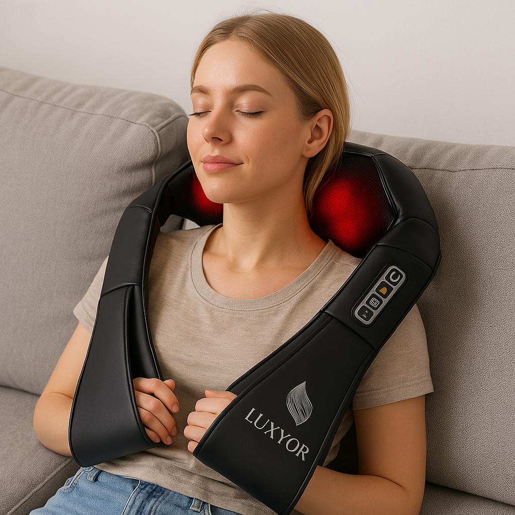 Luxyor - Shiatsu Massagekussen - Draadloos