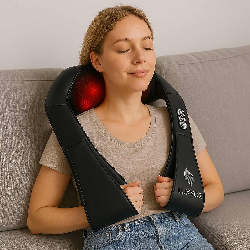 Luxyor - Shiatsu Massagekussen - Draadloos