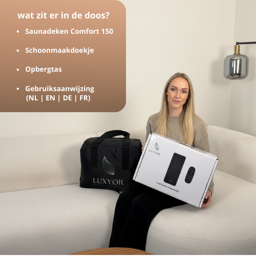 Luxyor - Comfort 150 - Infrarood Saunadeken