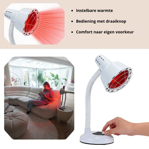 Luxyor - Redlight 120 - Infraroodlamp 275W - Infraroodtherapie