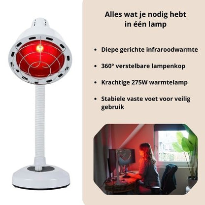 Luxyor - Redlight 120 - Infraroodlamp 275W - Infraroodtherapie