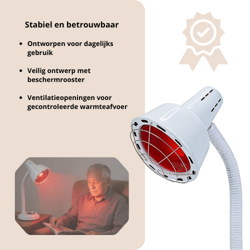 Luxyor - Redlight 120 - Infraroodlamp 275W - Infraroodtherapie