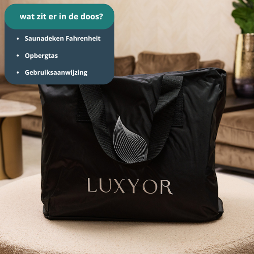 Luxyor - Saunadeken - Fahrenheit weergave op afstandsbediening